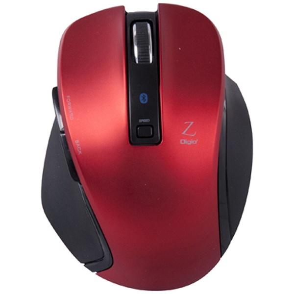 Nakabayashi ワイヤレスBlueLEDマウス［Bluetooth・Win／Mac／Android］　Zシリーズ （5ボタン・レッド）　MUS-BKF121R | ナカバヤシ | 01