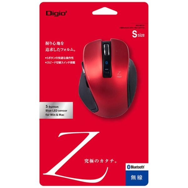 Nakabayashi ワイヤレスBlueLEDマウス［Bluetooth・Win／Mac／Android］　Zシリーズ （5ボタン・レッド）　MUS-BKF121R | ナカバヤシ | 02