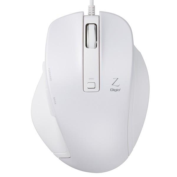 Nakabayashi 有線BlueLEDマウス [USB 1.5m・Win／Mac]　Zシリーズ　（Mサイズ・5ボタン）　ホワイト　MUS-UKF130W | ナカバヤシ | 01