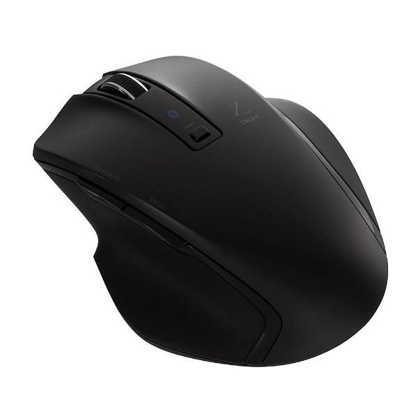 Nakabayashi ワイヤレスBlueLEDマウス［Bluetooth3.0・Mac／Win］　Zシリーズ （Mサイズ・5ボタン）　ブラック　MUS-BKF131BK 【864】 | ナカバヤシ