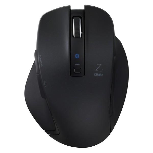 Nakabayashi ワイヤレスBlueLEDマウス［Bluetooth3.0・Mac／Win］　Zシリーズ （Mサイズ・5ボタン）　ブラック　MUS-BKF131BK 【864】 | ナカバヤシ | 01