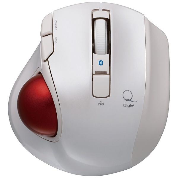 Nakabayashi ワイヤレスレーザートラックボール［Bluetooth・Mac／Win］　静音・コンパクトモデル （5ボタン・ホワイト）　MUS-TBLF134W | ナカバヤシ | 01