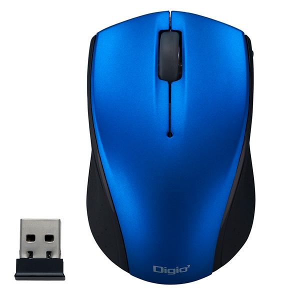 Nakabayashi 小型無線3ボタンBlueLEDマウス ブルー MUSRKT160BL | ナカバヤシ | 03