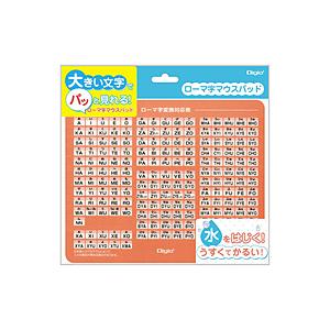 Nakabayashi MUP-928P マウスパッド ローマ字 ピンク | ナカバヤシ