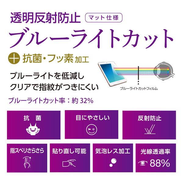 Nakabayashi 12.9インチ iPad Pro（第5/4/3世代）用 液晶保護フィルム 透明反射防止・ブルーライトカット   TBF-IPP202FLGBC 【864】 | ナカバヤシ | 02