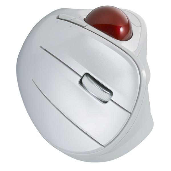 Nakabayashi マウス トラックボール(Chrome/Mac/Windows11対応) ホワイト MUS-TRIF180W ［光学式 /無線(ワイヤレス) /5ボタン /USB］ | ナカバヤシ | 04