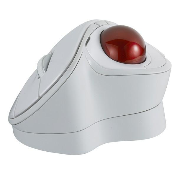 Nakabayashi マウス トラックボール(Chrome/Mac/Windows11対応) ホワイト MUS-TRIF180W ［光学式 /無線(ワイヤレス) /5ボタン /USB］ | ナカバヤシ | 05