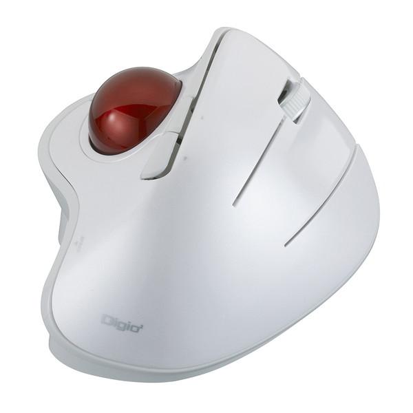 Nakabayashi マウス トラックボール(Chrome/Mac/Windows11対応) ホワイト MUS-TRIF180W ［光学式 /無線(ワイヤレス) /5ボタン /USB］ | ナカバヤシ | 06