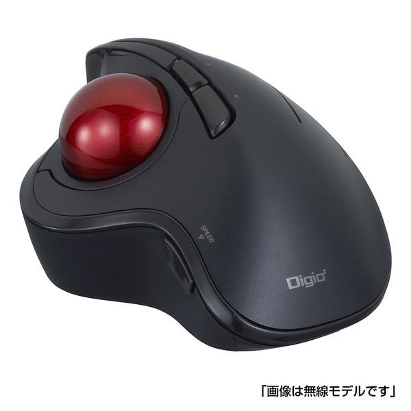 Nakabayashi マウス トラックボール(Chrome/Mac/Windows11対応) ブラック MUS-TUIF181BK ［光学式 /有線 /5ボタン /USB］ | ナカバヤシ | 12