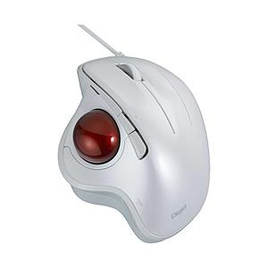 Nakabayashi マウス トラックボール(Chrome/Mac/Windows11対応) ホワイト MUS-TUIF181W ［光学式 /有線 /5ボタン /USB］ | ナカバヤシ