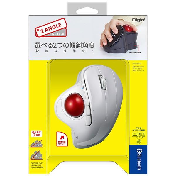 Nakabayashi マウス トラックボール(Chrome/Android/iPadOS/Mac/Windows11対応) ホワイト MUS-TBIF182W ［光学式 /無線(ワイヤレス) /5ボタン /Bluetooth］ | ナカバヤシ | 03