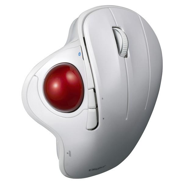 Nakabayashi マウス トラックボール(Chrome/Android/iPadOS/Mac/Windows11対応) ホワイト MUS-TBIF182W ［光学式 /無線(ワイヤレス) /5ボタン /Bluetooth］ | ナカバヤシ | 08