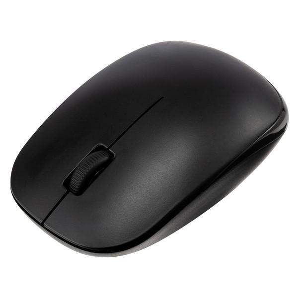 Nakabayashi マウス 抗菌(Chrome/Mac/Win) ブラック MUS-RKT183AGBK ［光学式 /無線(ワイヤレス) /3ボタン /USB］ | ナカバヤシ | 01