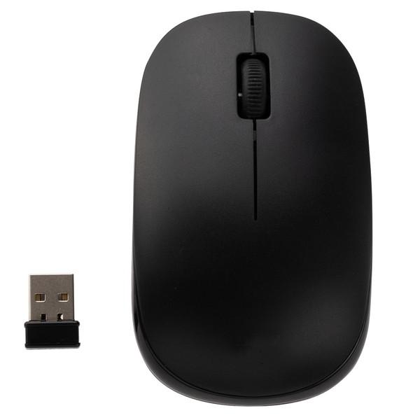 Nakabayashi マウス 抗菌(Chrome/Mac/Win) ブラック MUS-RKT183AGBK ［光学式 /無線(ワイヤレス) /3ボタン /USB］ | ナカバヤシ | 03