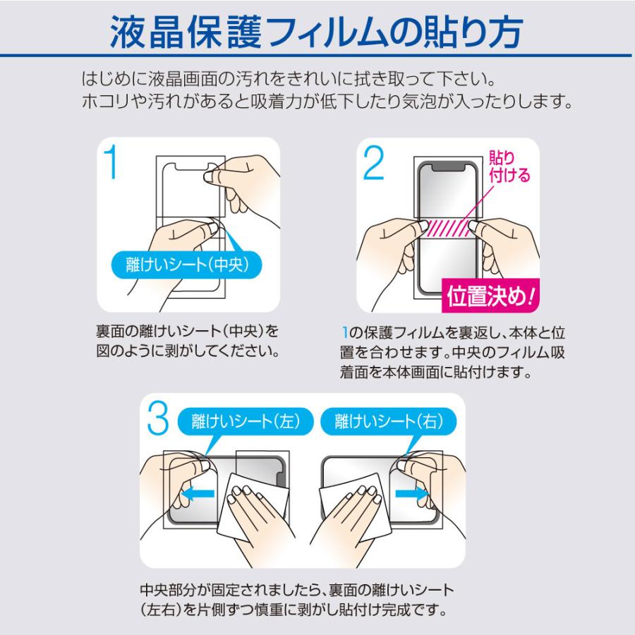 Nakabayashi iPhone 12 Pro Max 6.7インチ対応液晶保護フィルム 光沢透明ブルーライトカット | ナカバヤシ | 05