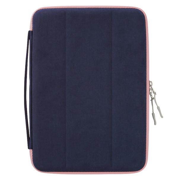 Nakabayashi ノートパソコン / タブレットPC対応［〜11.6インチ］ 汎用PCセミハードケース  ネイビー×ピンク SZC-FC112001NBP | ナカバヤシ | 01