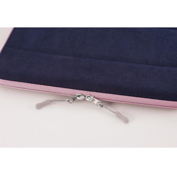 Nakabayashi ノートパソコン / タブレットPC対応［〜11.6インチ］ 汎用PCセミハードケース  ネイビー×ピンク SZC-FC112001NBP | ナカバヤシ | 04