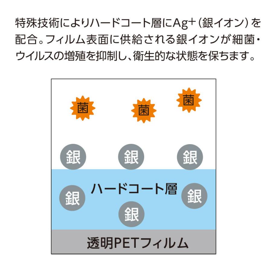 Nakabayashi 10.2インチ iPad（第8/7世代）用　抗菌・抗ウイルスフィルム   TBF-IP20FLKAV-G | ナカバヤシ | 03