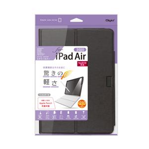 Nakabayashi 10.9インチ iPad Air（第4世代）用 エアリーカバー ブラック TBC-IPA2006BK | ナカバヤシ