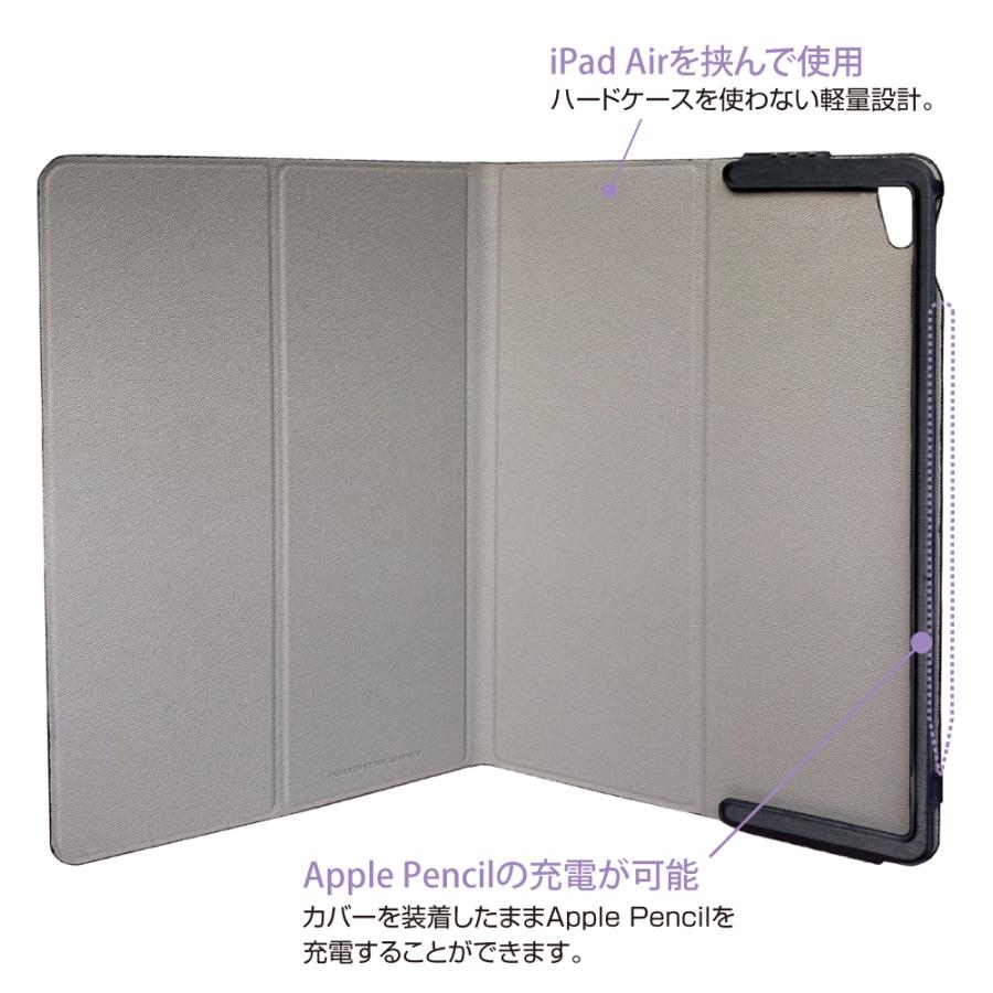 Nakabayashi 10.9インチ iPad Air（第4世代）用 エアリーカバー ブラック TBC-IPA2006BK | ナカバヤシ | 04