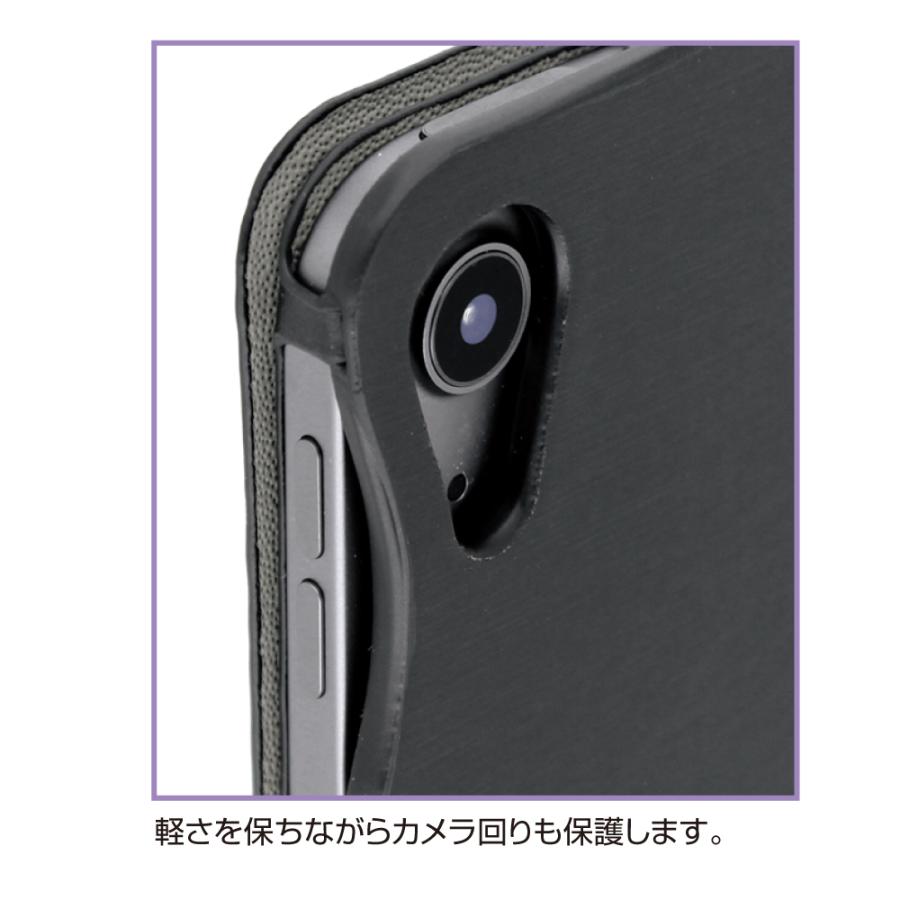 Nakabayashi 10.9インチ iPad Air（第4世代）用 エアリーカバー ブラック TBC-IPA2006BK | ナカバヤシ | 08