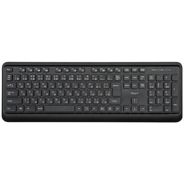 Nakabayashi キーボード・マウスセット (Chrome/Windows11対応) ブラック MK-04BK ［ワイヤレス /USB］ | ナカバヤシ | 12