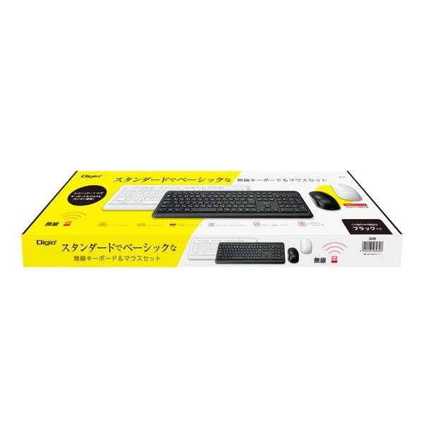 Nakabayashi キーボード・マウスセット (Chrome/Windows11対応) ブラック MK-04BK ［ワイヤレス /USB］ | ナカバヤシ | 06