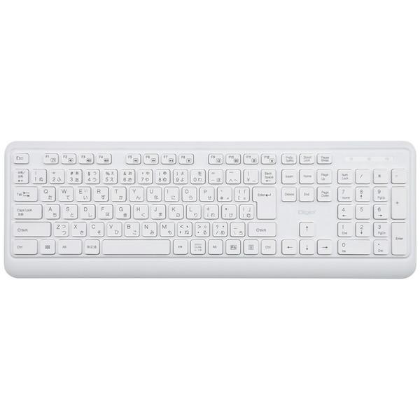 Nakabayashi キーボード・マウスセット (Chrome/Windows11対応) ホワイト MK-04W ［ワイヤレス /USB］ 【864】 | ナカバヤシ | 10