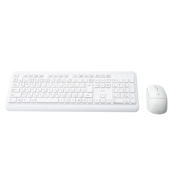 Nakabayashi キーボード・マウスセット (Chrome/Windows11対応) ホワイト MK-04W ［ワイヤレス /USB］ 【864】 | ナカバヤシ | 09