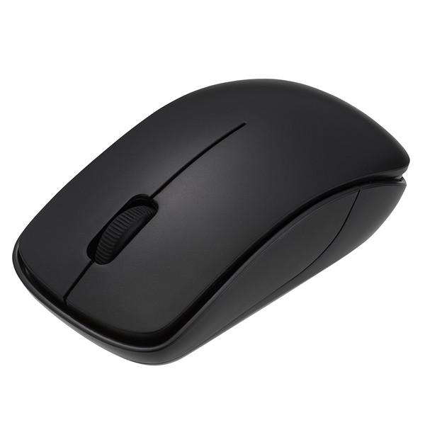 Nakabayashi マウス (Chrome/Mac/Windows11対応) ブラック MUS-RKT186BK ［BlueLED /無線(ワイヤレス) /3ボタン /USB］ | ナカバヤシ | 01