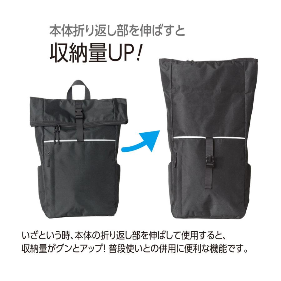 Nakabayashi ノートパソコン対応［〜15.6インチ］ キャリングバックパック 26L 防災対応  ブラック CB-B02BK | ナカバヤシ | 07