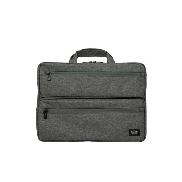 Nakabayashi SZC-FC131908GY 汎用PCインナーバッグ 2ポケット付き 〜13.3インチ  グレー [振込不可] | ナカバヤシ | 02