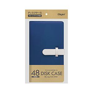 Nakabayashi Blu-ray/DVD/CD対応 ディスクケース 48枚収納  ブルー BD-092-48BL | ナカバヤシ