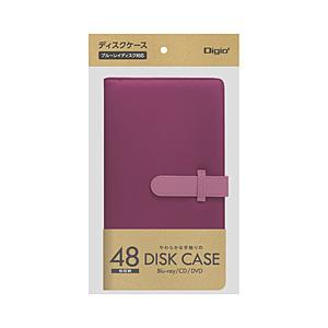 Nakabayashi Blu-ray/DVD/CD対応 ディスクケース 48枚収納  ピンク BD-092-48P | ナカバヤシ