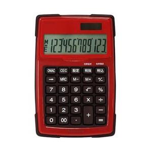 Nakabayashi 電卓 「デスクトップ防水タイプS」 （12桁） ECD-WR01-RD （レッド) | ナカバヤシ