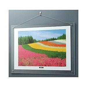 Nakabayashi アクリル製ピクチャーフレーム「壁掛けタイプ」（A2判プリント用／クリアー） フ-ACH-A2 | ナカバヤシ