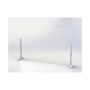 Nakabayashi 〔飛沫ガード〕 アクリルパーティション（W900×H600 高さ調節×D263mm） [振込不可] | ナカバヤシ