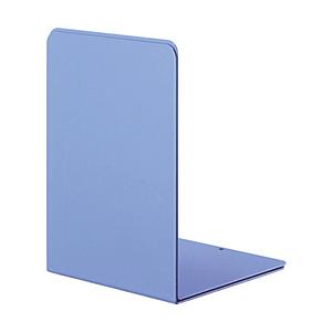 Nakabayashi ブックエンドLタイプ　Mサイズ　マットブルー　BEL202MB （1組2枚） | ナカバヤシ