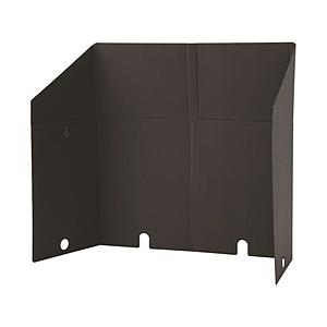 Nakabayashi デスクパーティション [W485ｘD220ｘH500mm] ori-pact(オリパクト) グレー NOP-P01GY | ナカバヤシ