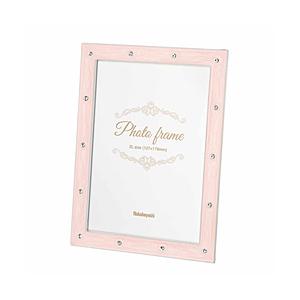 Nakabayashi フォトフレーム 金属製 シンプル 2L ピンク | ナカバヤシ