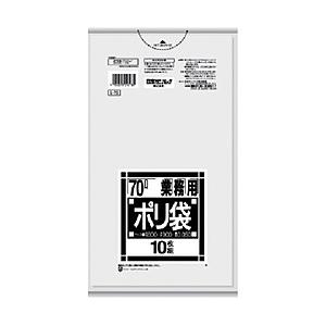 日本サニパック サニパック L−73Lシリーズ70L透明 10枚 L−73−CL | 