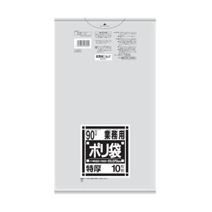 日本サニパック 業務用ポリ袋 特厚 Lシリーズ  L98G ［90L /10枚 /透明］ | 