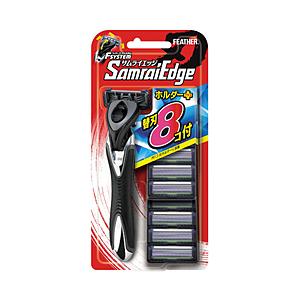 フェザー サムライエッジ ホルダー 替刃8コ付 〔かみそり〕 [振込不可] | 