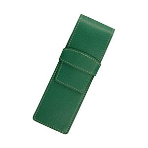 パイロット TLPS-05-G トレンダーレザー05 （ペンケース/シース2本差/グリーン） | PILOT（文具）