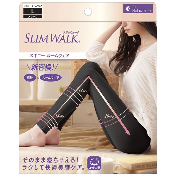 ピップ SLIM WALK（スリムウォーク）スキニールームウェア BK L | ピップ | 01