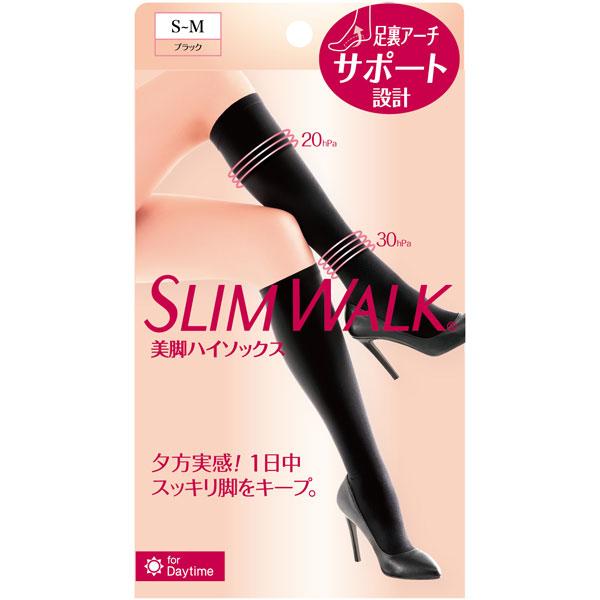 ピップ SLIM WALK（スリムウォーク）美脚ハイソックス SM 〔着圧ソックス〕 | ピップ | 01