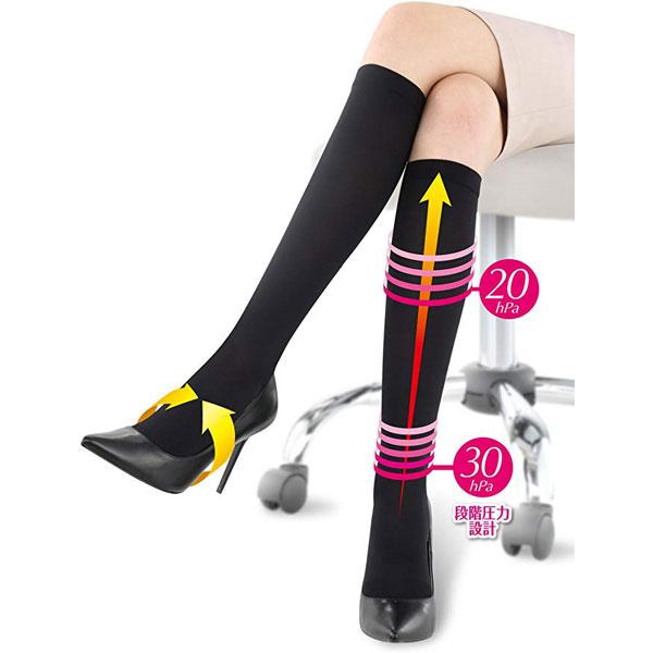 ピップ SLIM WALK（スリムウォーク）美脚ハイソックス ML 〔着圧ソックス〕 | ピップ | 02