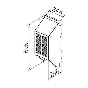 HITACHI(日立) エアコン部品 左吸い込み口フード　SP-BF-AL | 日立