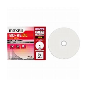 maxell 1-2倍速対応データ用ブルーレイディスクBD-RE DL[PLAIN STYLE]（2層50GB・5枚）　BE50PPLWPA.5S [振込不可] | maxell