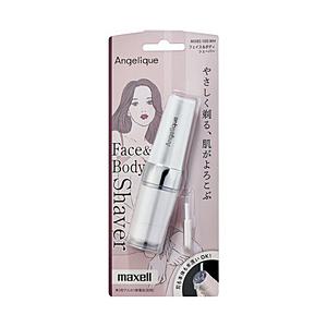 maxell フェイス＆ボディシェーバー 回転刃式 Angelique（アンジェリーク） ホワイト MXBS-100.WH ［回転刃］ | maxell